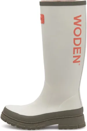 Woden Sko, Dame, Grå, 36 EU, Bomuld, Le Waterproof