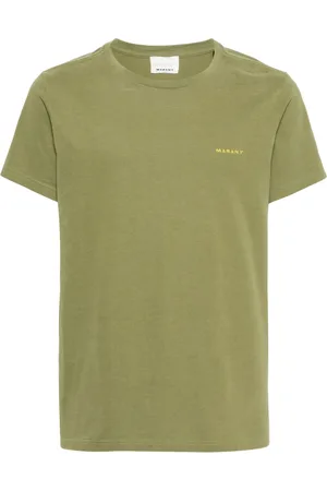 Isabel Marant Top, Herre, Grøn, S, Uld, Stilfulde T-shirts og Polos i Khaki
