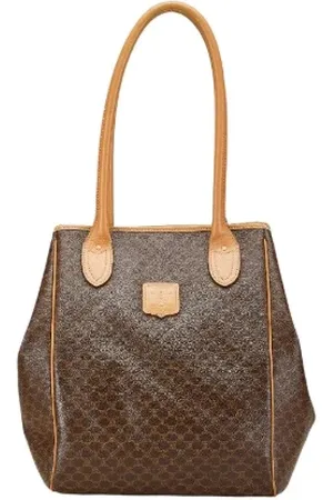 Céline Pre-owned, Dame, Brun, ONE SIZE, Uld, Pre-owned Laeder celine-tasker