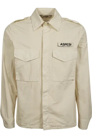 Aspesi Jakke, Herre, , M, Bomuld, Field Color Skjorte Bluser