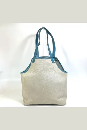 Hermès Pre-owned, Dame, Blå, ONE SIZE, Uld, Pre-owned Stof skuldertasker