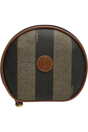 Fendi Pre-owned, Dame, Grøn, ONE SIZE, Tyl, Pre-owned Canvas fendi-tasker