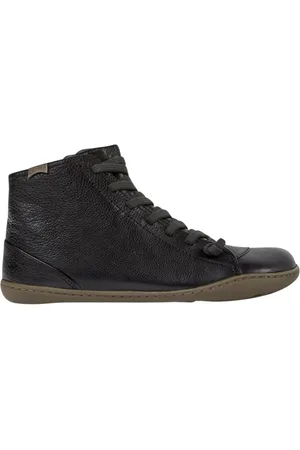 Camper Sko, Dame, Sort, 35 EU, Læder, HighTop Læder Sneaker Kvinder Sort