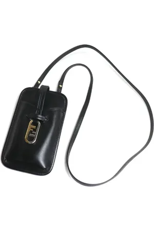 Fendi Pre-owned, Dame, Sort, ONE SIZE, Pre-owned Laeder fendi-tasker