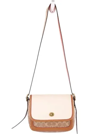 Coach Pre-owned, Dame, Brun, ONE SIZE, Uld, Pre-owned Laeder crossbody-tasker