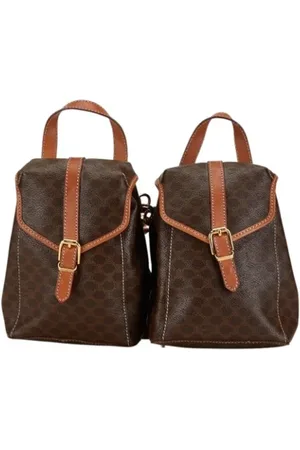 Céline Pre-owned, Dame, Brun, ONE SIZE, Tyl, Pre-owned Laeder celine-tasker