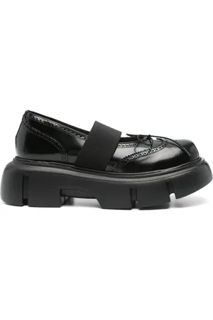 Simone Rocha Sko, Dame, Sort, 37 EU, Ballet Brogues Platform Sko