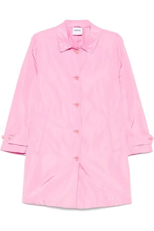 Aspesi Frakke, Dame, Lyserød, XS, Polyester, Klassisk Trenchcoat