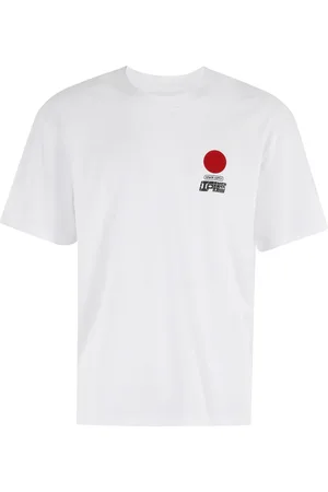 Edwin Top, Herre, Hvid, XL, Bomuld, Sol T-shirt Kortærmet
