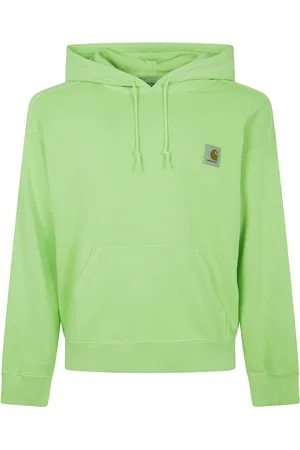 Carhartt Sweathshirts & Hoodies, Herre, Grøn, M, Uld, Stilfuld hættet industri jakke