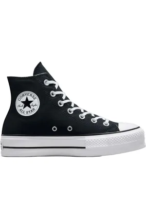 Converse Sko, Dame, Sort, 39 EU, Chuck Taylor All Star Lift Wide Sneakers