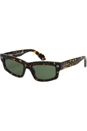 OFF-WHITE Tilbehør, unisex, Brun, 54 MM, Uld, Miramar Stilfulde Solbriller