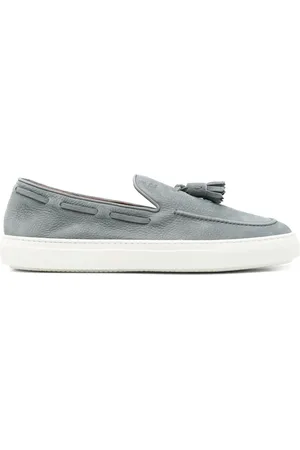 Fratelli Rossetti Sko, Herre, Blå, 43 1/2 EU, Læder, Læder Tassel Loafers