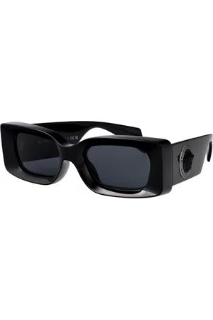 VERSACE Tilbehør, unisex, Sort, 52 MM, Uld, Stilfulde solbriller med model 0Ve4474U