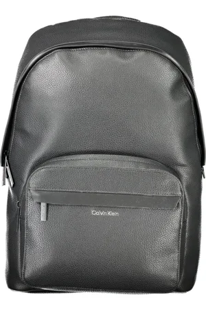 Calvin Klein Taske, Herre, Sort, ONE SIZE, Uld, Sort herre rygsæk med laptop rum