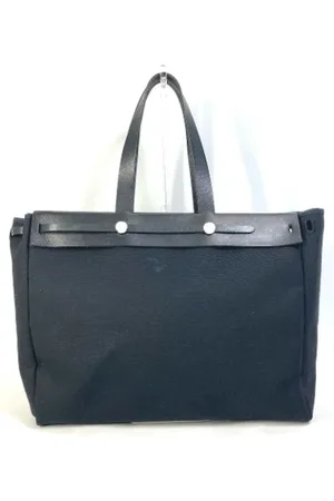 Hermès Pre-owned, Dame, Sort, ONE SIZE, Bomuld, Pre-owned Bomuld totes