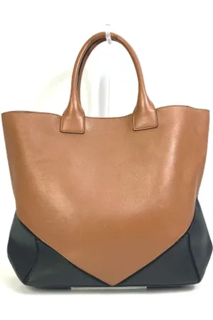 Givenchy Pre-owned, Dame, Brun, ONE SIZE, Tyl, Pre-owned Laeder hndtasker