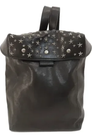 Jimmy Choo Pre-owned, Dame, Brun, ONE SIZE, Uld, Pre-owned Laeder skuldertasker