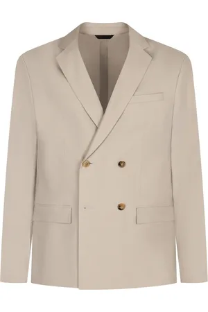 Calvin Klein Jakke, Herre, , 2XL, Linned, Linnedobbeltjakke med slagkrave