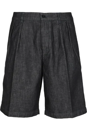 Aspesi Shorts, Herre, Blå, XL, Denim, Denim Bermuda Shorts