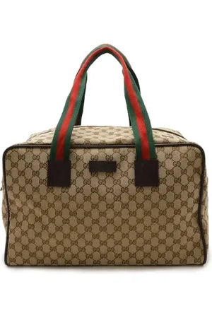 Gucci Pre-owned, Dame, , ONE SIZE, Pre-owned Canvas rejsetasker
