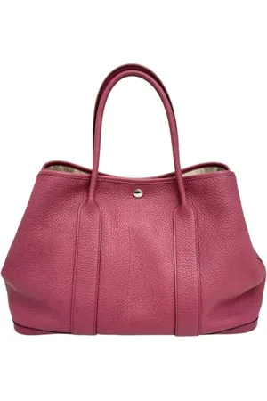 Hermès Pre-owned, Dame, Lilla, ONE SIZE, Tyl, Pre-owned Laeder hndtasker