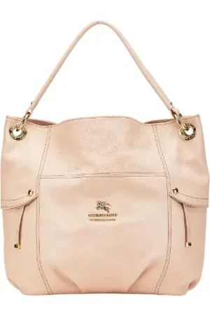 Burberry Pre-owned, Dame, Lyserød, ONE SIZE, Uld, Pre-owned Laeder skuldertasker