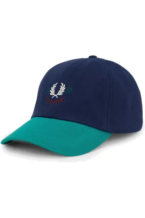 Fred Perry Tilbehør, Herre, Blå, ONE SIZE, Bomuld, Vintage Tennis Cap Blå Bomuld Pique