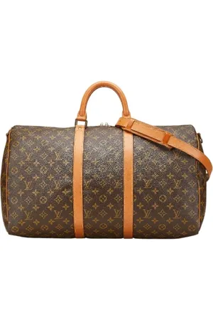 LOUIS VUITTON Pre-owned, unisex, Brun, ONE SIZE, Uld, Pre-owned Canvas rejsetasker
