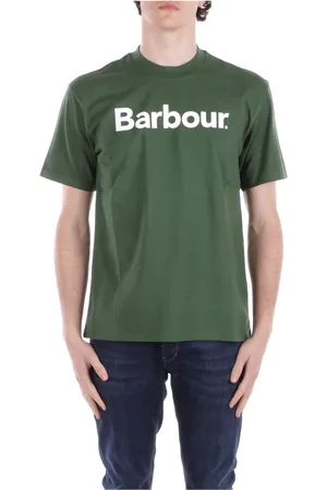 Barbour Top, Herre, Grøn, S, Bomuld, Grønne T-shirts og Polos med Logo