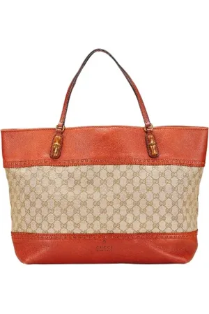 Gucci Pre-owned, Dame, , ONE SIZE, Tyl, Pre-owned Canvas totes