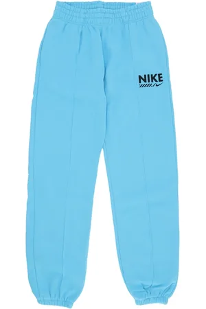 Nike Bukser, Dame, Blå, M, Bomuld, Blå Fleece Sportstøj Kvinders Sweatpants