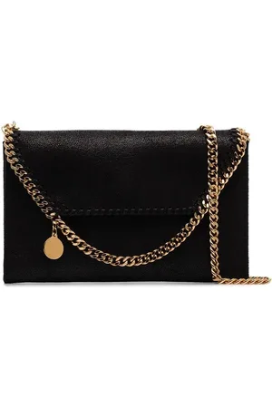 Stella McCartney Taske, Dame, Sort, ONE SIZE, Uld, Mini Falabella Skuldertaske