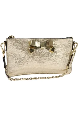 Burberry Pre-owned, Dame, Gul, ONE SIZE, Uld, Pre-owned Laeder skuldertasker