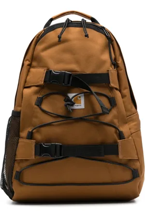 Carhartt Taske, Herre, Brun, ONE SIZE, Uld, Brun Rygsæk med Top Lynlås Lukning