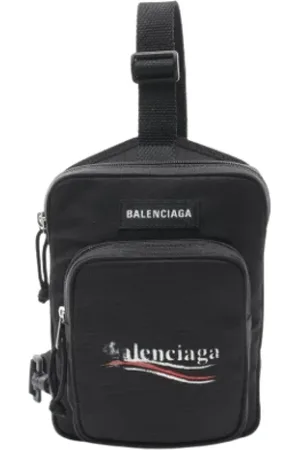 Balenciaga Taske, Herre, Sort, ONE SIZE, Uld, Pre-owned Canvas balenciaga-tasker