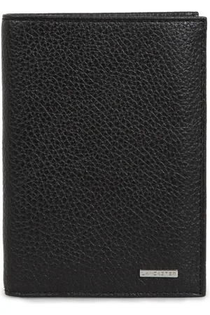 Lancaster Tilbehør, Dame, Sort, ONE SIZE, Uld, Foldet Milano Gentlemen Pung Kortholder