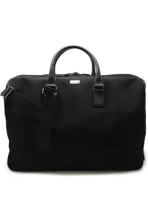 Gucci Pre-owned, unisex, Sort, ONE SIZE, Uld, Pre-owned Canvas rejsetasker