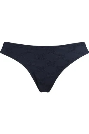 Vilebrequin Badetøj, Dame, Blå, XS, Skildpaddemonogram Midi Bikiniunderdele til kvinder