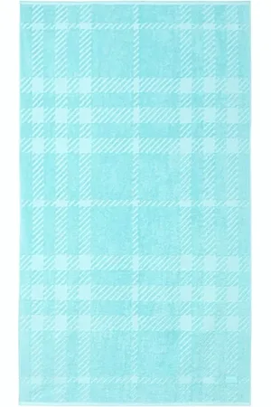 Burberry Tilbehør, Dame, Blå, ONE SIZE, Uld, Stilfulde Strandhåndklæde Kollektion