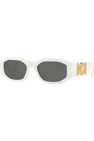 VERSACE Tilbehør, unisex, Hvid, 54 MM, Hvid Stel Solbriller