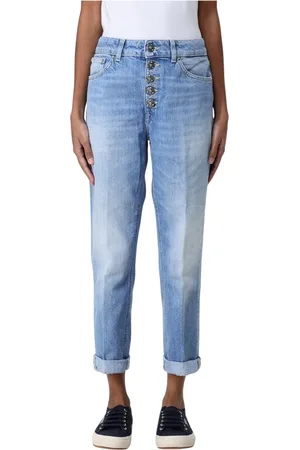 Dondup Jeans, Dame, Blå, W28, Uld, Stilfulde Jeans af Koons