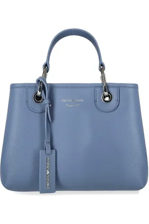 Emporio Armani Taske, Dame, Blå, ONE SIZE, Uld, MyEA Asfalto Terra Shopping Taske