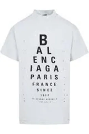 Balenciaga Top, unisex, Hvid, S, Bomuld, Hvid T-shirt & Polo Kollektion