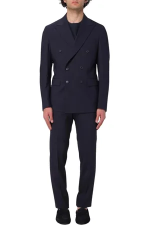 Brian Dales Jakkesæt, Herre, Blå, M, Blå SlimFit Suit