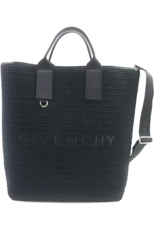 Givenchy Pre-owned, Dame, Sort, ONE SIZE, Pre-owned canvas håndtasker