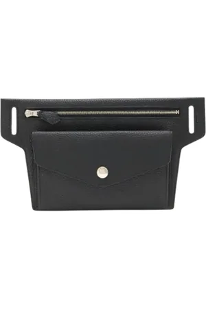Hermès Pre-owned, Dame, Sort, ONE SIZE, Tyl, Pre-owned Laeder pouches