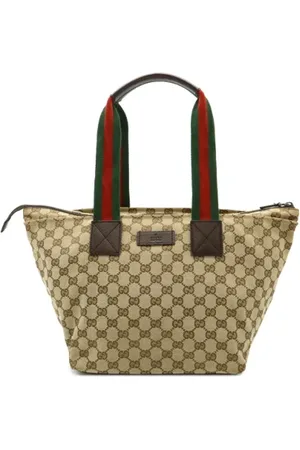 Gucci Pre-owned, Dame, , ONE SIZE, Uld, Pre-owned Canvas totes