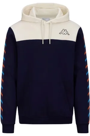Kappa Sweathshirts & Hoodies, Herre, Flerfarvet, S, Bomuld, Farverig Logo Hættetrøje Komfort Bomuld Fleece