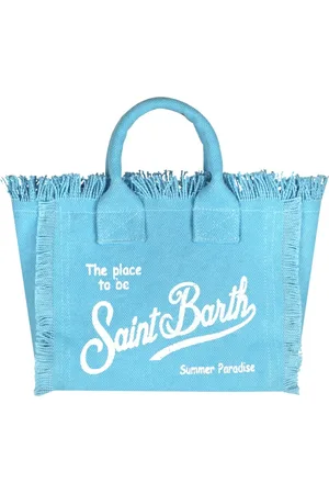 MC2 SAINT BARTH Taske, Dame, Blå, ONE SIZE, Uld, Mini Vanity 3 Stilfuld